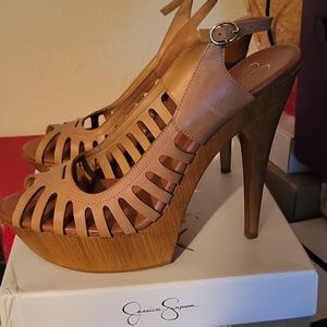 Jessica Simpson Ruby Tumbled Heels